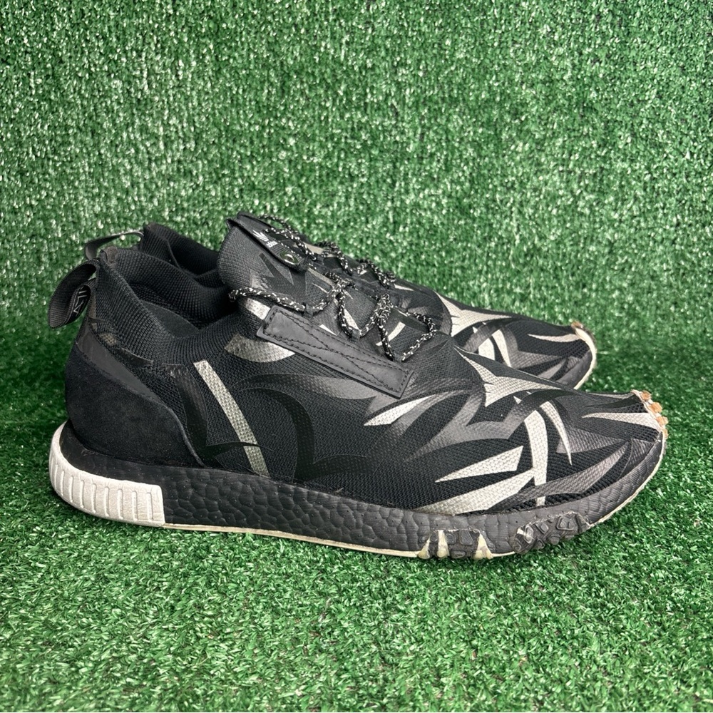 Adidas Consortium x JUICE‎ NMD Racer Black White DB1777 Men's Size 11.5